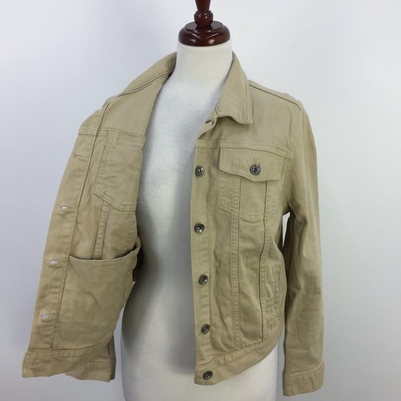 L.L. Bean Tan Jean Jacket - Picture 2 of 8